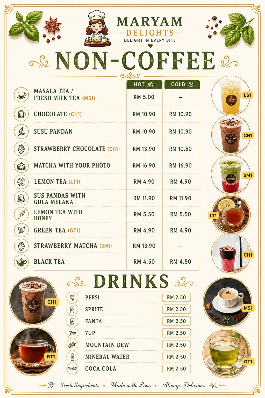 Non-Coffee Drinks